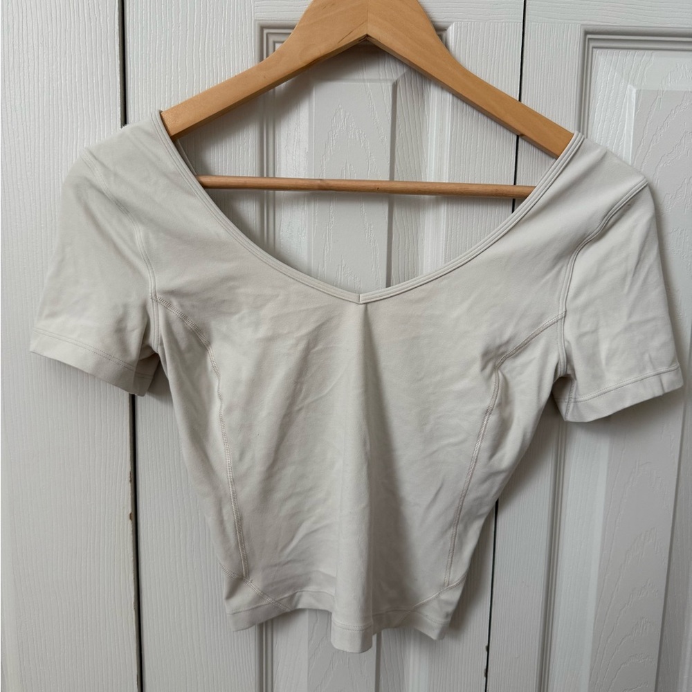 Lululemon Women's Align Tee Short Sleeve Scoop Neck Top